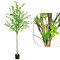 6ft Artificial Enkianthus Tree, Realistic Green Foliage Potted Plant for Indoor Decor